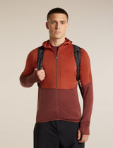 Icebreaker 200 RealFleece Descender Hoodie Heren | trrail.com