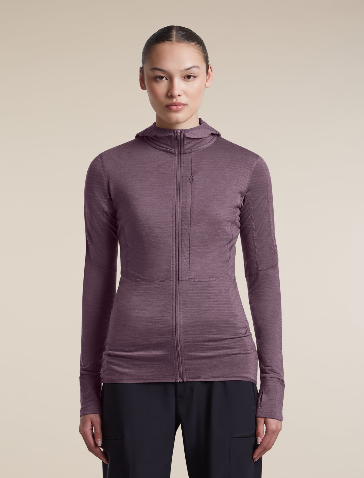 Icebreaker 200 RealFleece Descender Hoodie Dames | trrail.com