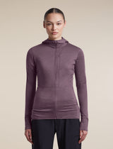 Icebreaker 200 RealFleece Descender Hoodie Dames | trrail.com