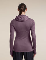 Icebreaker 200 RealFleece Descender Hoodie Dames | trrail.com
