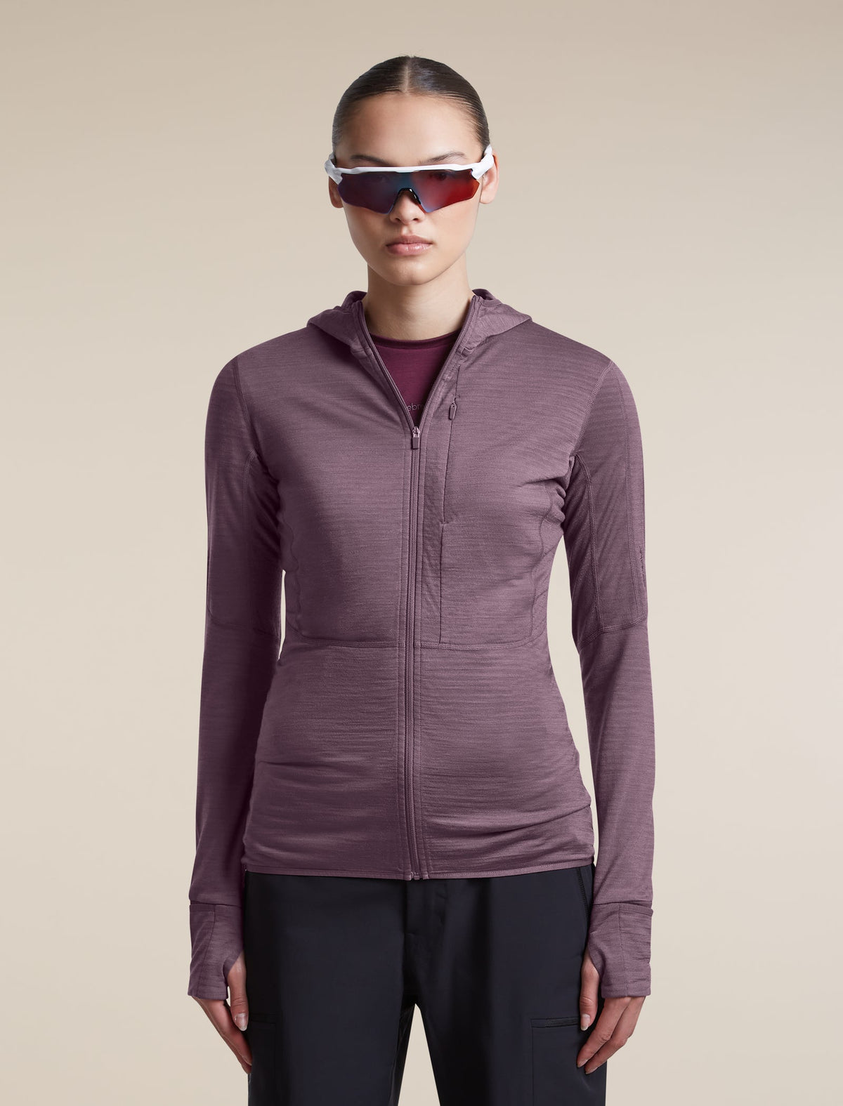 Icebreaker 200 RealFleece Descender Hoodie Dames | trrail.com