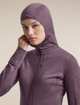 Icebreaker 200 RealFleece Descender Hoodie Dames | trrail.com