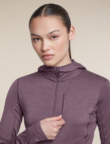 Icebreaker 200 RealFleece Descender Hoodie Dames | trrail.com