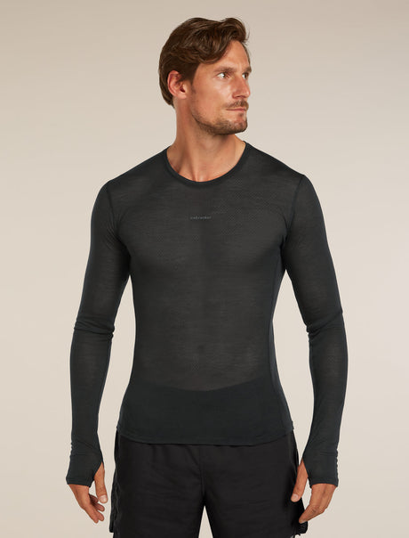 Icebreaker 75 Featherlight Longsleeve Heren | trrail.com