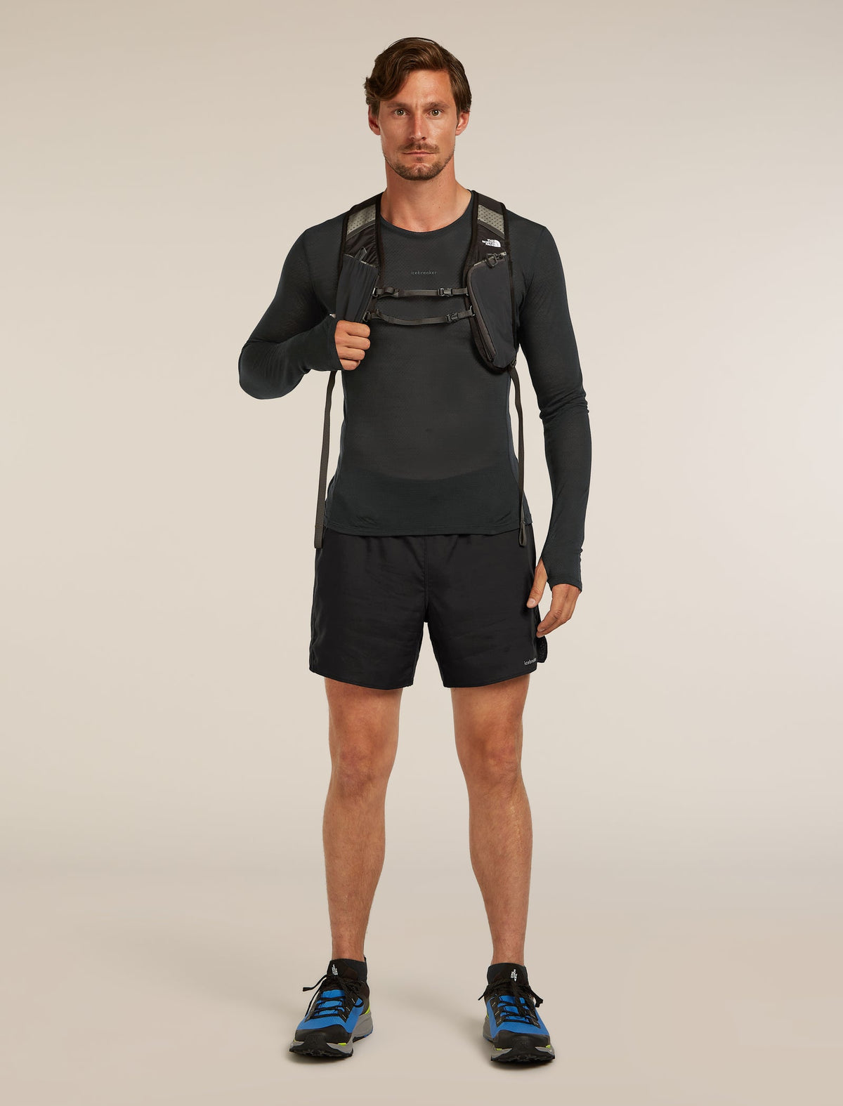Icebreaker 75 Featherlight Longsleeve Heren | trrail.com
