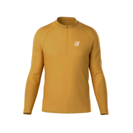 Compressport Merino Half-Zip Longsleeve Heren | trrail.com