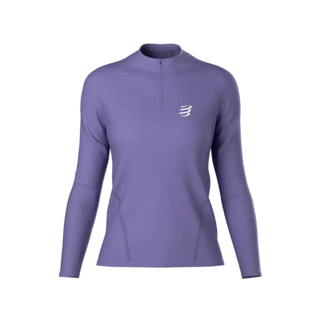 Compressport Merino Half-Zip Longsleeve Dames | trrail.com