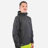 Raidlight Top Extreme Ultra MP+ Herren in Schwarz – getragen, schräge Vorderansicht