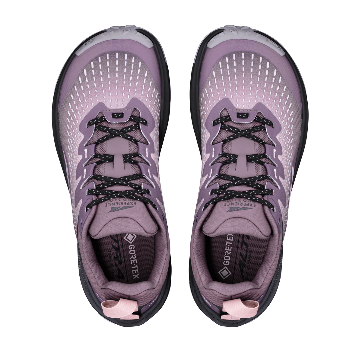 Altra Experience Wild 3+ GTX Women in purple – pair from above