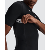 Bandit Geomesh 2-Way Zip Run Top Heren | trrail.com