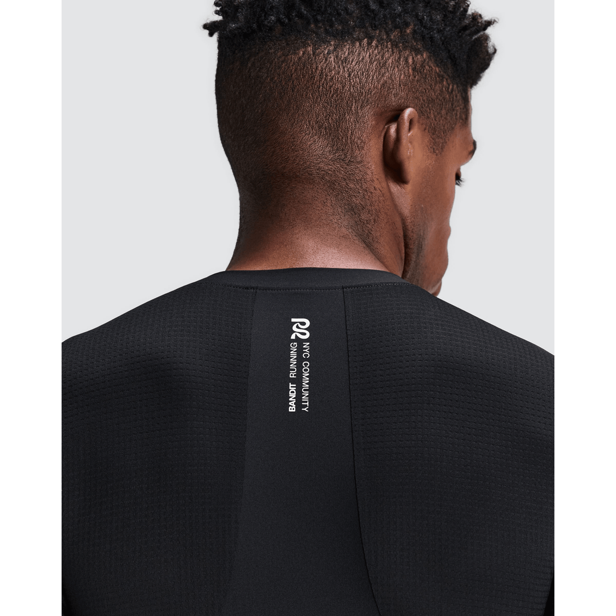 Bandit Geomesh 2-Way Zip Run Top Heren | trrail.com