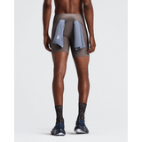 Bandit Striped Cadence Quarter Tights Heren - trrail.com