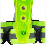 Bee Safe | Led Harness USB-C met Phone-Pocket | Reflectievest | trrail.com