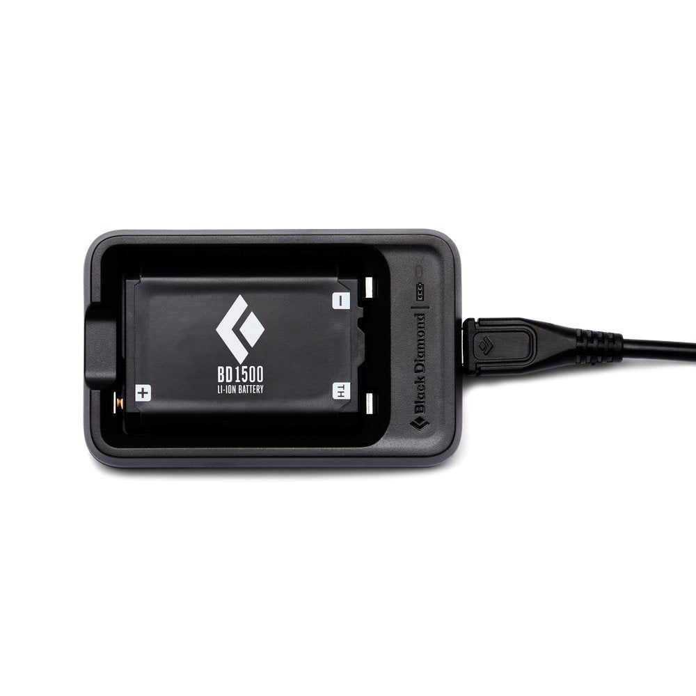 Black Diamond | BD 1500 Battery & Charger | Accu met Oplader | trrail.com