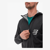 Compressport | Hurricane Waterproof Jacket 10/10 | 2.5-Laags Regenjas | Heren (10k) | trrail.com