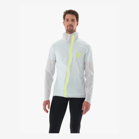 Compressport | Hurricane Waterproof Jacket 10/10 | 2.5-Laags Regenjas | Heren (10k) | trrail.com