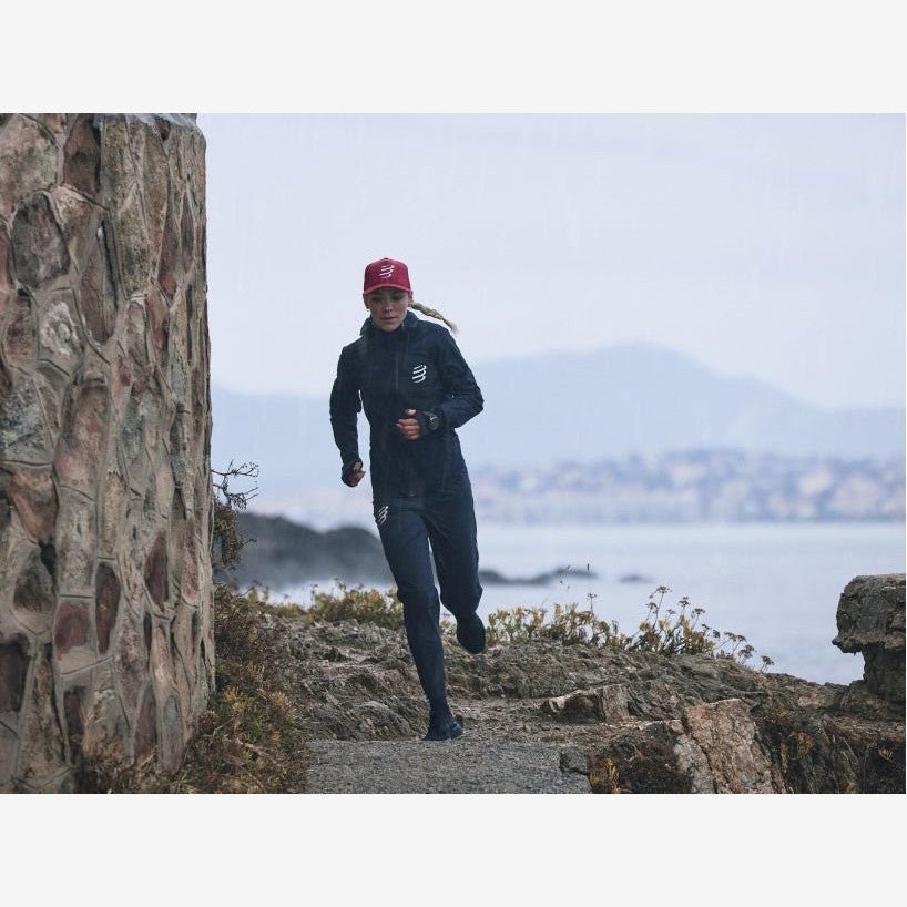 Compressport | Hurricane Waterproof Jacket 10/10 | 2.5-Laags Regenjas | Heren (10k) | trrail.com