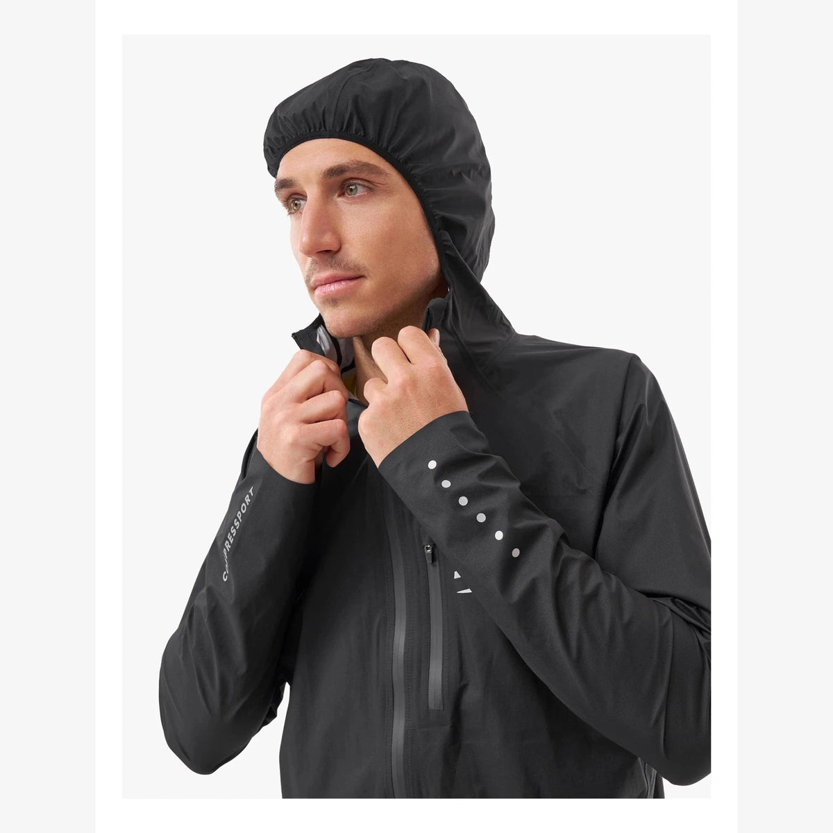 Compressport | Thunderstorm 3-Layer Waterproof Jacket (30k) | trrail.com