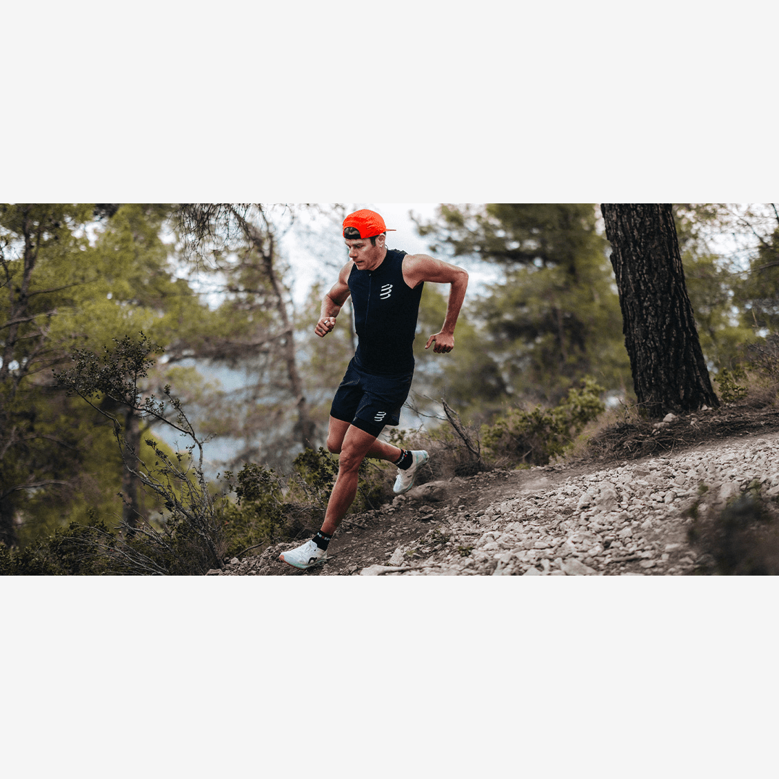 Compressport Trail Racing Overshort Heren | trrail.com