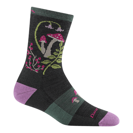 Darn Tough 5026 Mellow Mushrooms Micro Crew Dames | trrail.com