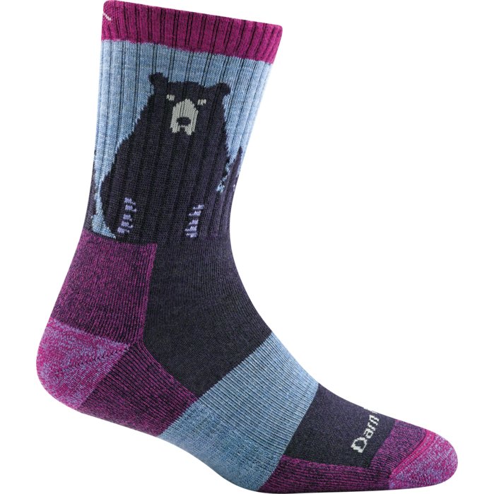 Darn Tough 1970 Bear Town Micro Crew Cushion Dames | trrail.com