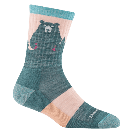 Darn Tough 1970 Bear Town Micro Crew Cushion Dames | trrail.com
