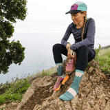 Darn Tough 1970 Bear Town Micro Crew Cushion Dames | trrail.com