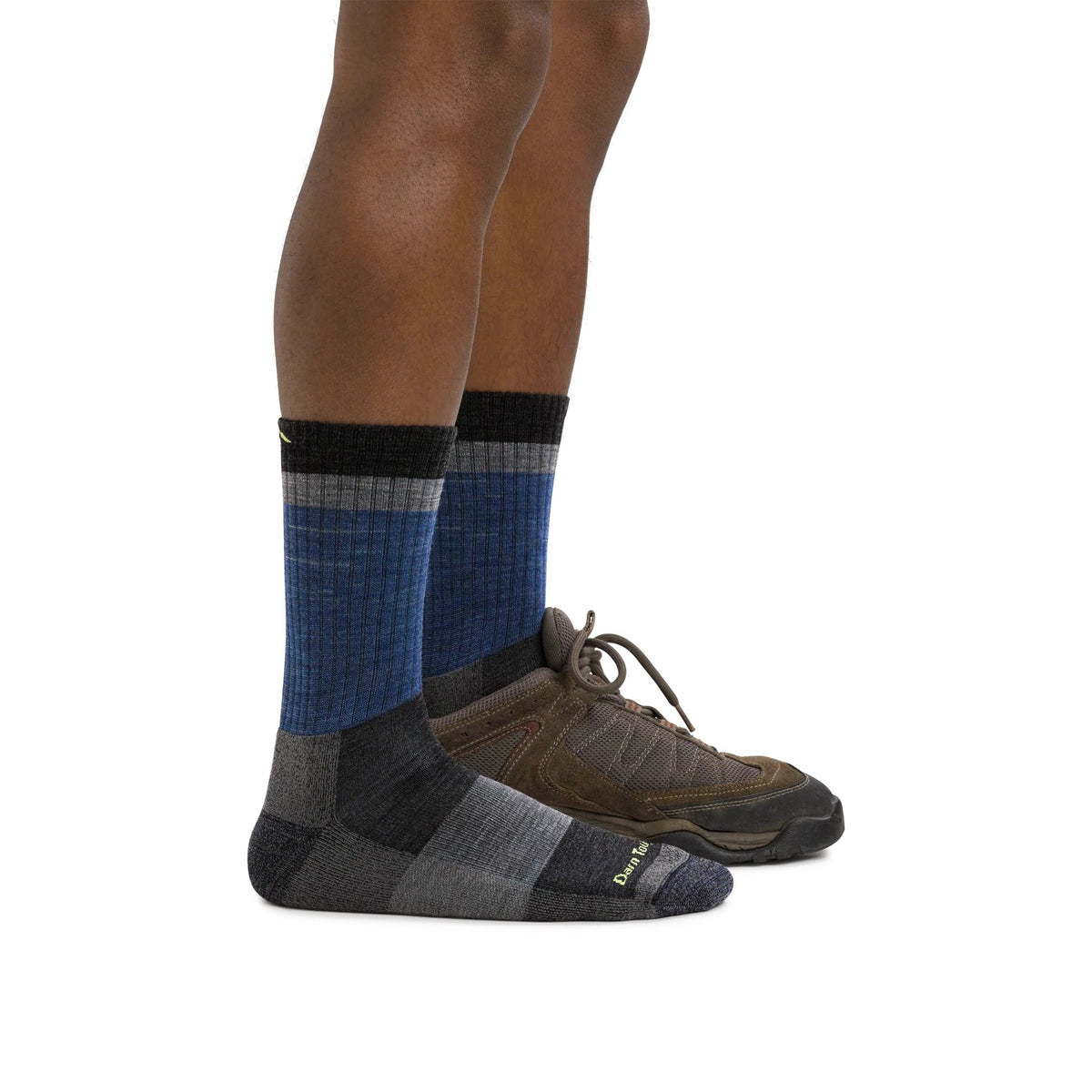 Darn Tough 1924 Heady Stripe Micro Crew Cushion Heren | trrail.com