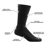 Darn Tough | T4021 Tactical | Boot Sock | Cushion | Unisex | trrail.com