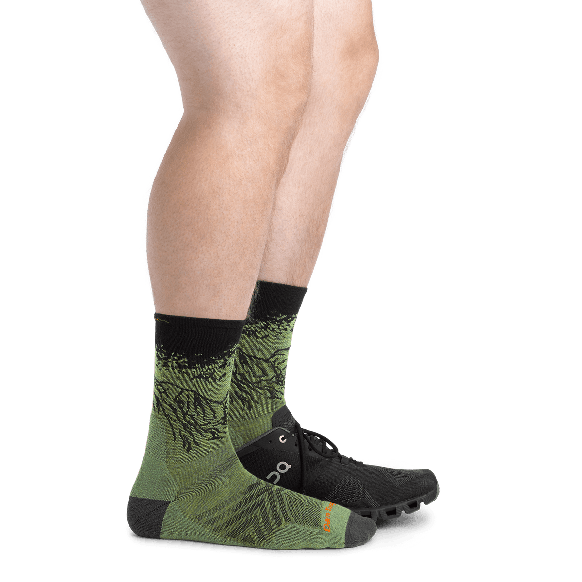 Darn Tough 1066 Vert Micro Crew Cushion Heren | trrail.com