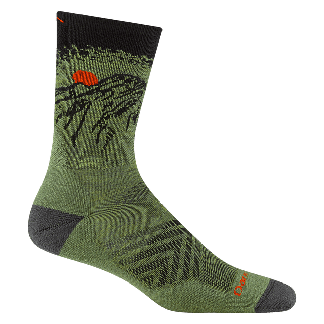 Darn Tough 1066 Vert Micro Crew Cushion Heren | trrail.com