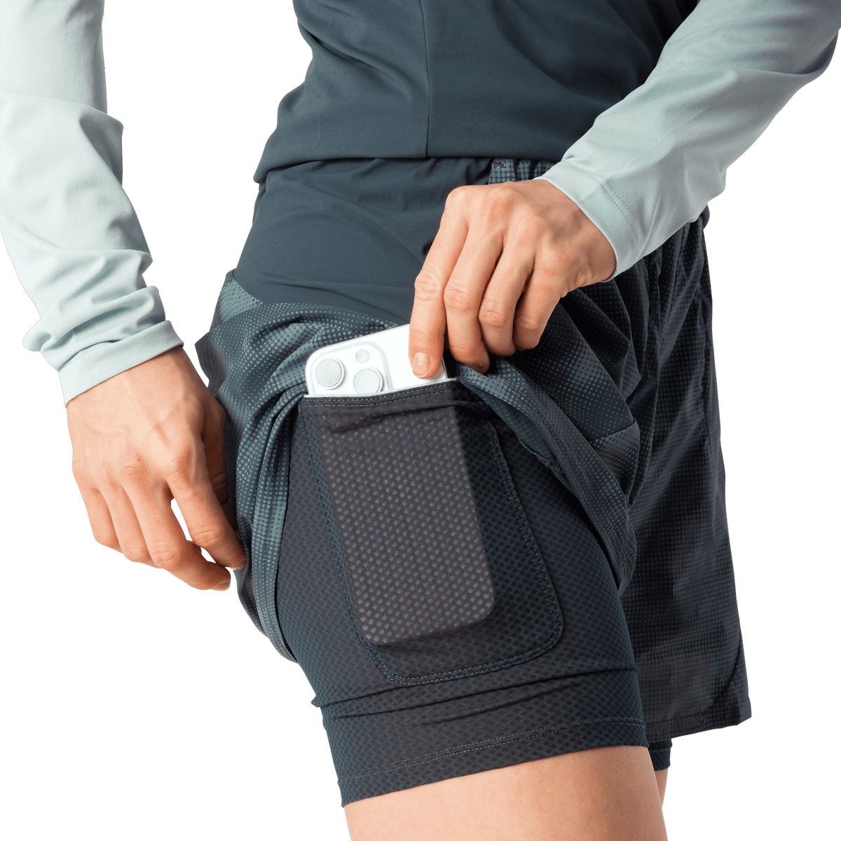 Dynafit Trail Reflective 2in1 Shorts Dames | trrail.com
