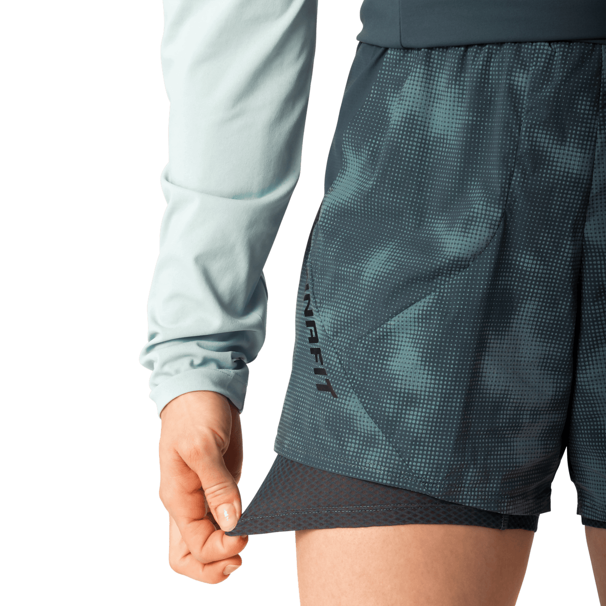 Dynafit Trail Reflective 2in1 Shorts Dames | trrail.com