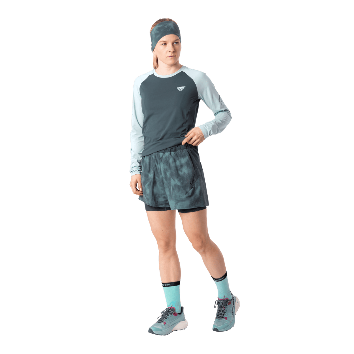 Dynafit Trail Reflective 2in1 Shorts Dames | trrail.com