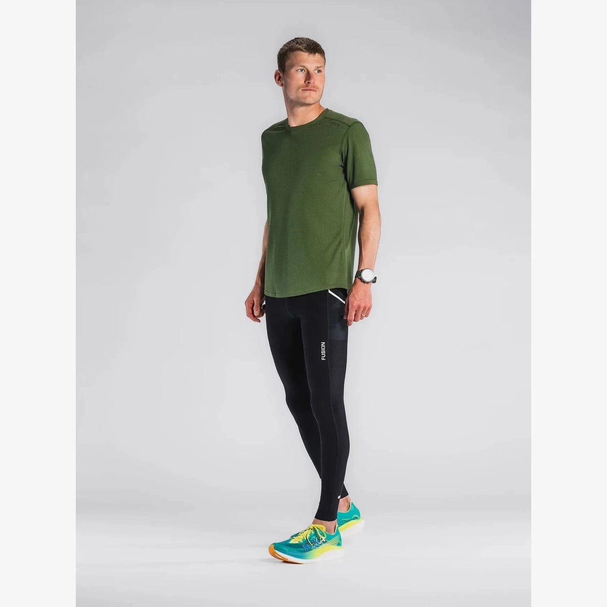 Fusion C3 Run T-Shirt Heren | trrail.com