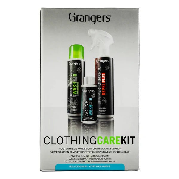 Grangers | Clothing Care Kit | Cleaning + Waterproofing | trrail.com