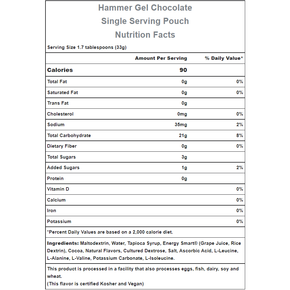 Hammer Nutrition | Rapid Energy Fuel (22g Carbs) - trrail.com