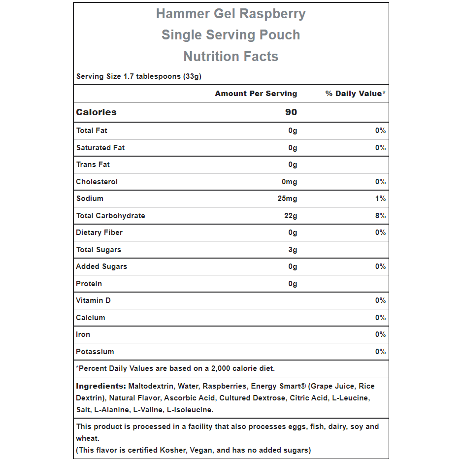 Hammer Nutrition | Rapid Energy Fuel (22g Carbs) | trrail.com