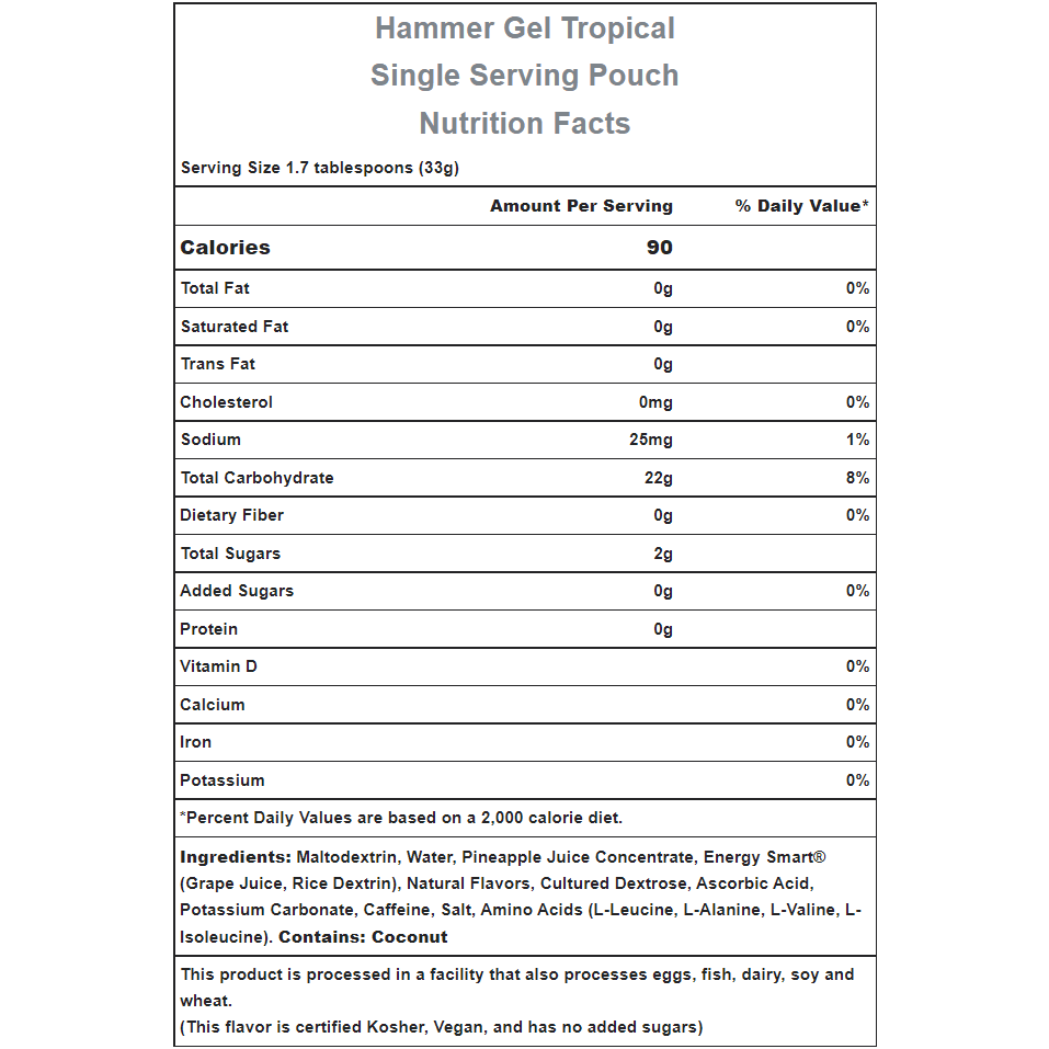 Hammer Nutrition | Rapid Energy Fuel (22g Carbs) - trrail.com