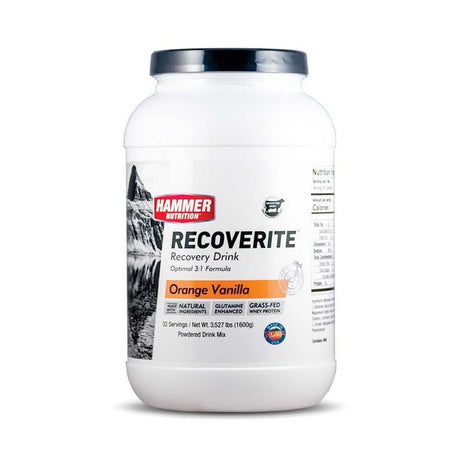 Hammer Nutrition | Recoverite 2.0 | Post-Workout Recovery Drink | 10 Gram Proteïne | trrail.com