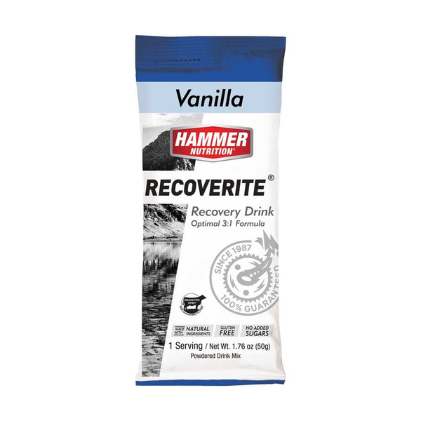 Hammer Nutrition | Recoverite 2.0 | Post-Workout Recovery Drink | 10 Gram Proteïne | trrail.com