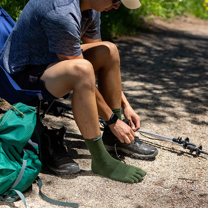 Injinji Liner Crew Merino | trrail.com