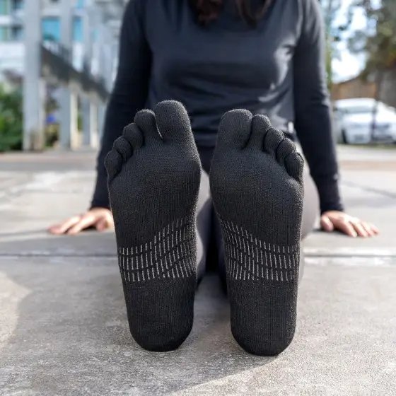 Injinji Run No-Show Lightweight Dames | trrail.com