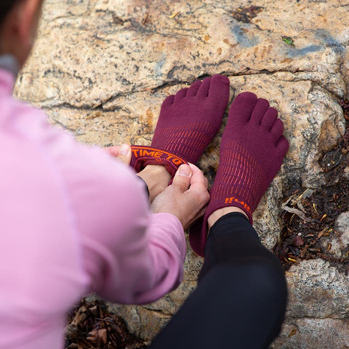 Injinji Run No-Show Lightweight Dames | trrail.com