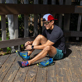 Injinji Run No-Show Lightweight Spectrum | trrail.com