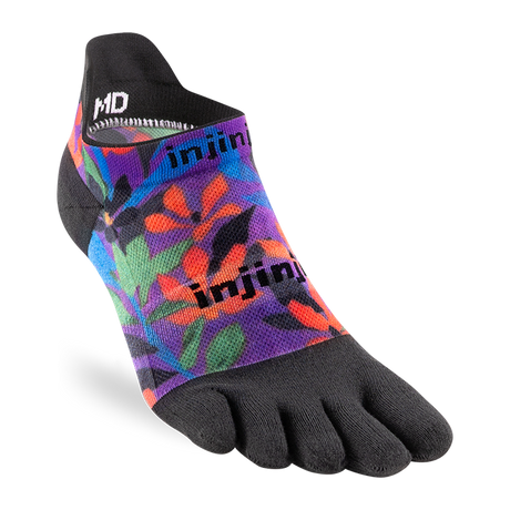 Injinji Run No-Show Lightweight Spectrum | trrail.com