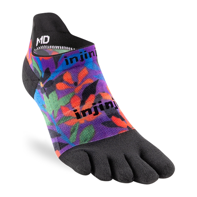 Injinji Run No-Show Lightweight Spectrum | trrail.com