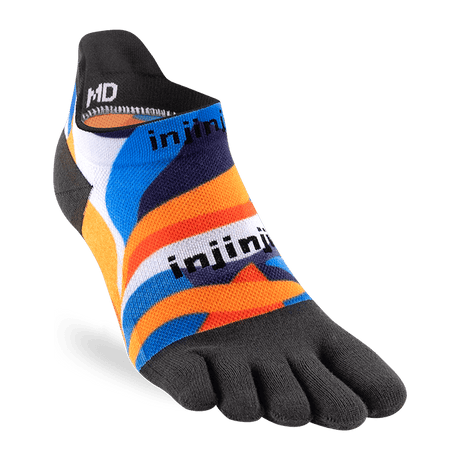 Injinji Run No-Show Lightweight Spectrum | trrail.com