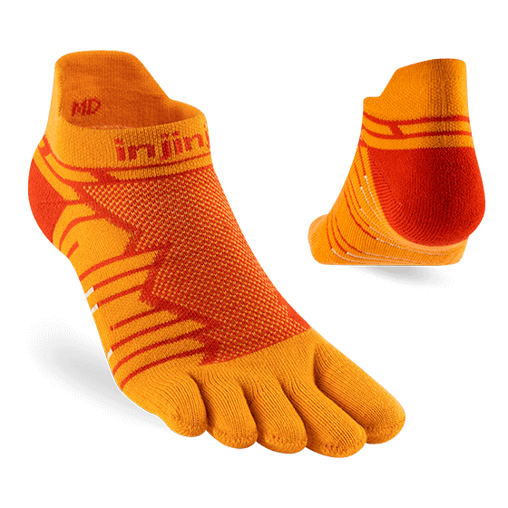 Injinji | Ultra Run | No-Show | Midweight Padded | Hardloopsokken | trrail.com