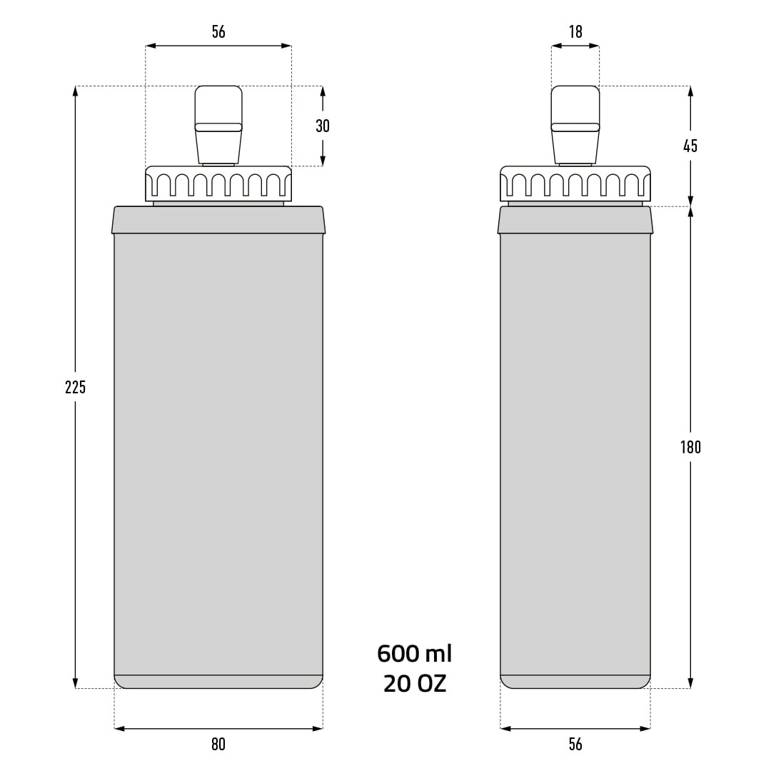 Instinct Hydracell 600 Soft Flask (600ml) | trrail.com